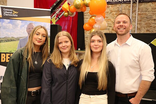 Ben Maguire MP with students